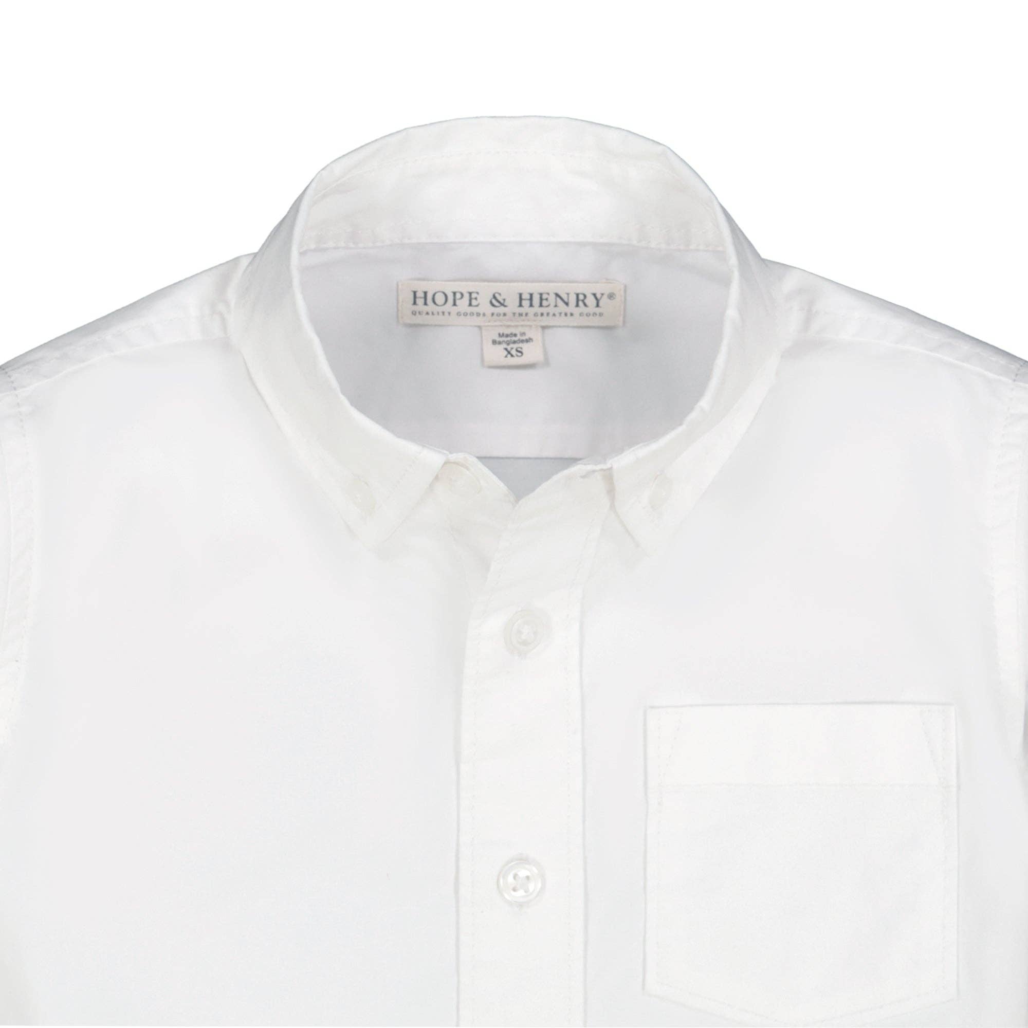 Stretch Poplin Organic Button Down Shirt