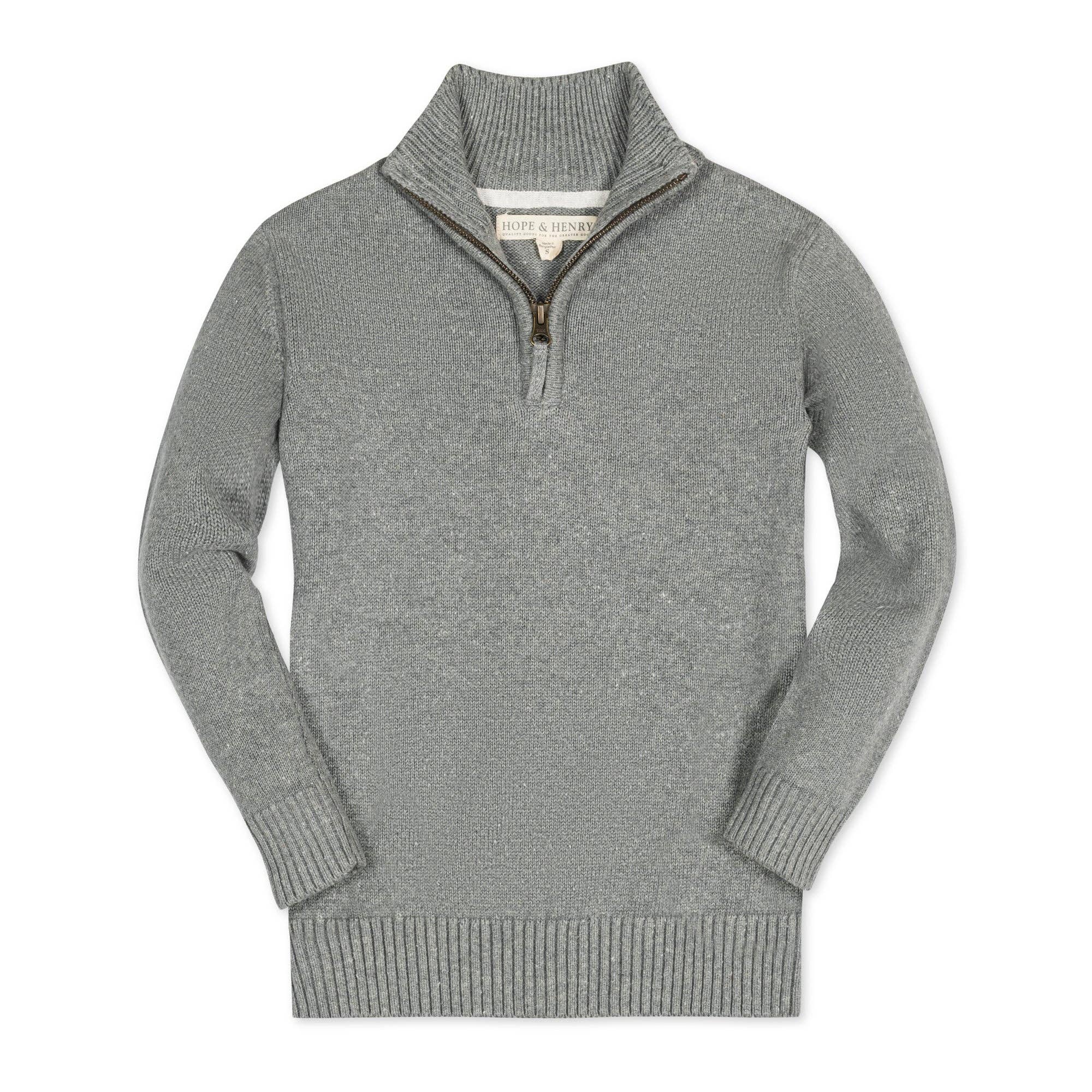 Organic Half Zip Sweater