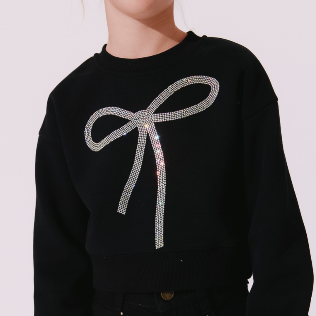Sparkle Bow Sweatshirt