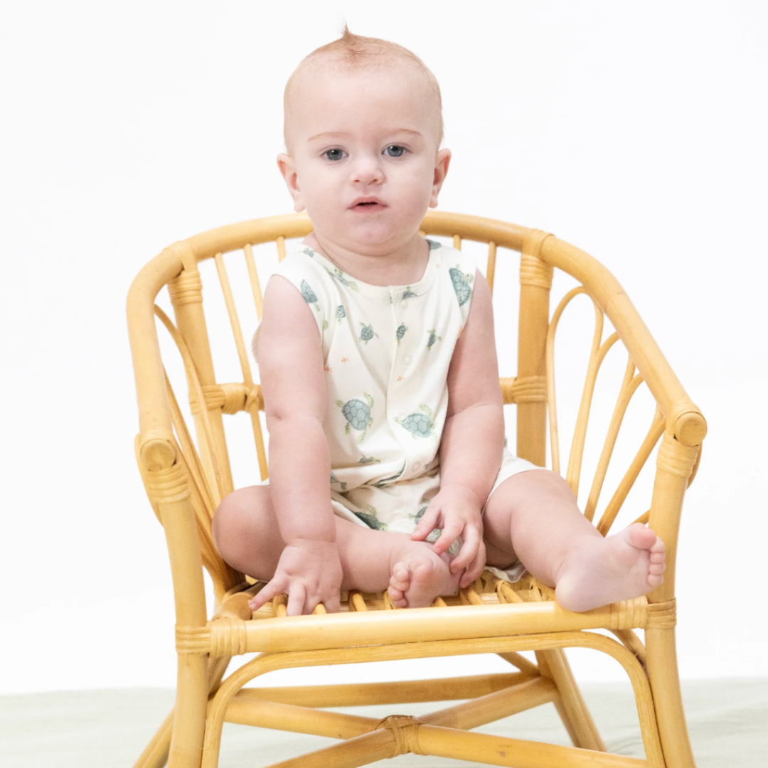 Sea Turtles Sleeveless Shortie Romper