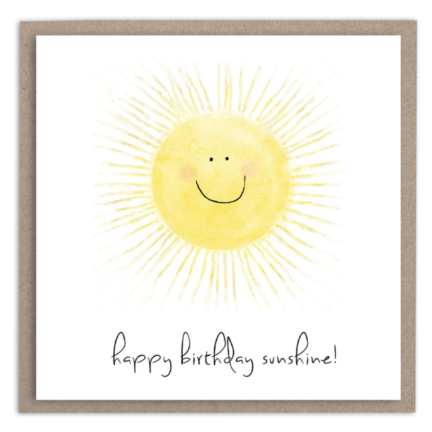 Happy Birthday Sunshine Mini Card