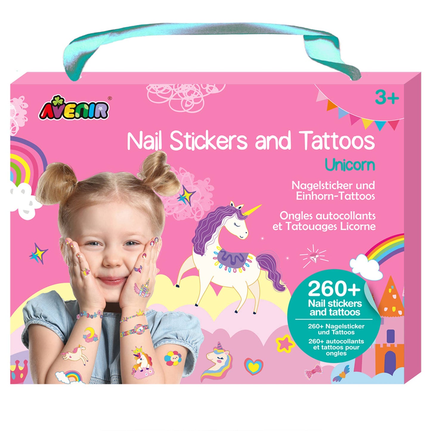 Unicorn Nail Stickers & Tattoos