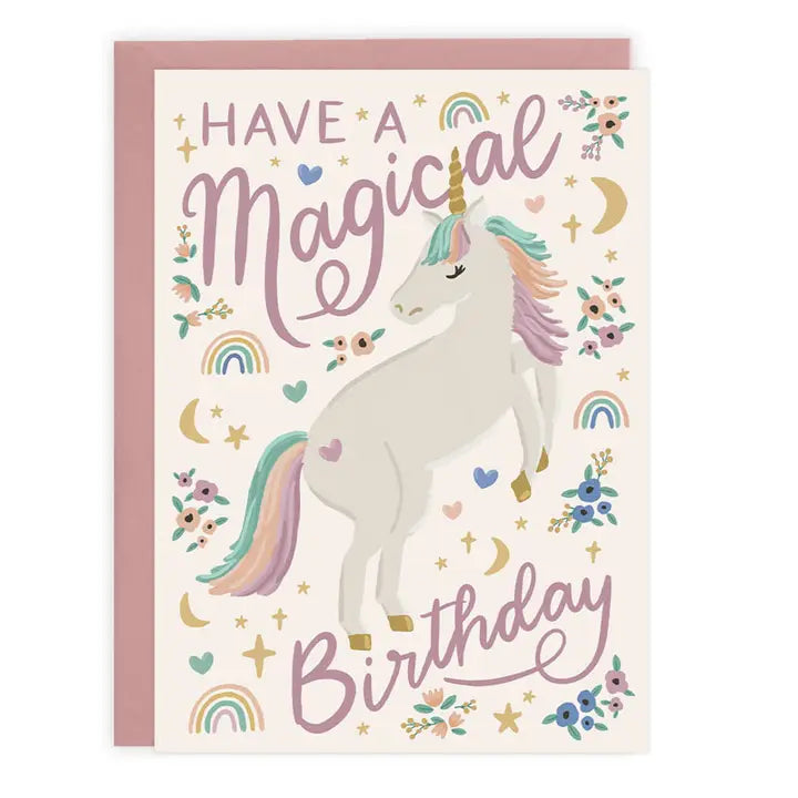 Unicorn Birthday Card