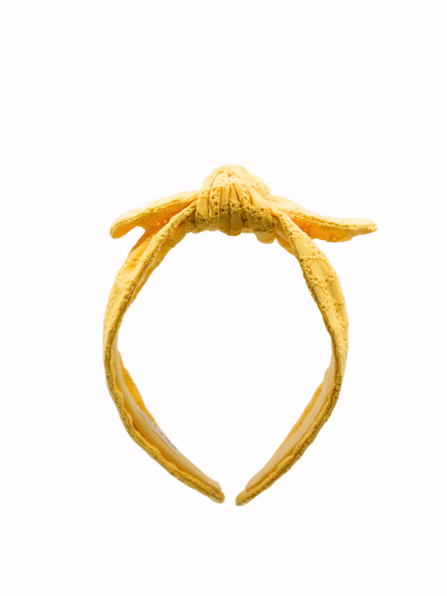 Katie Yellow Knotted Headband