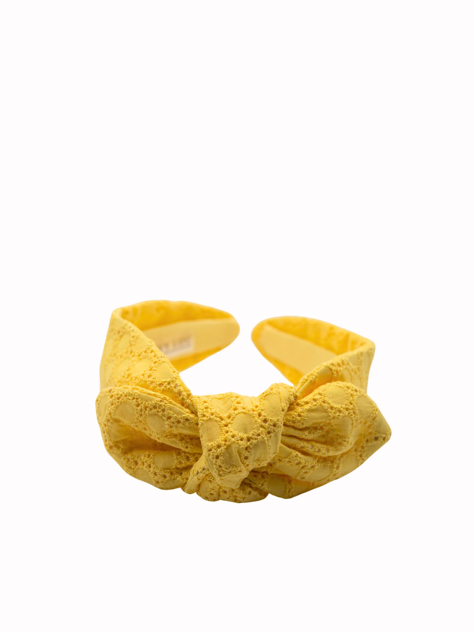 Katie Yellow Knotted Headband