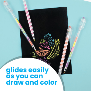 Tutti Fruitti Scented Multi-Colored Gel Pens
