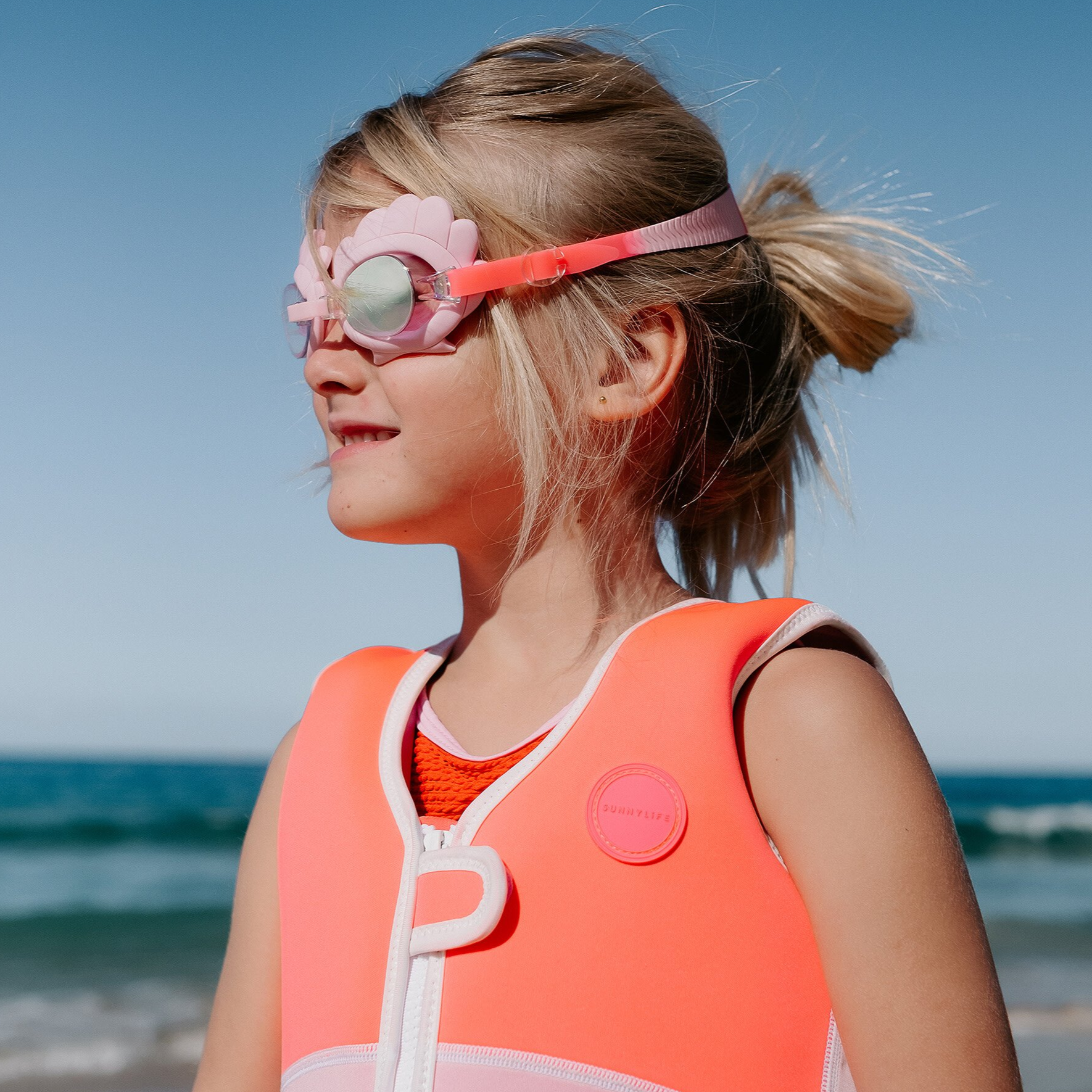 Pink Mermaid Mini Swim Goggles