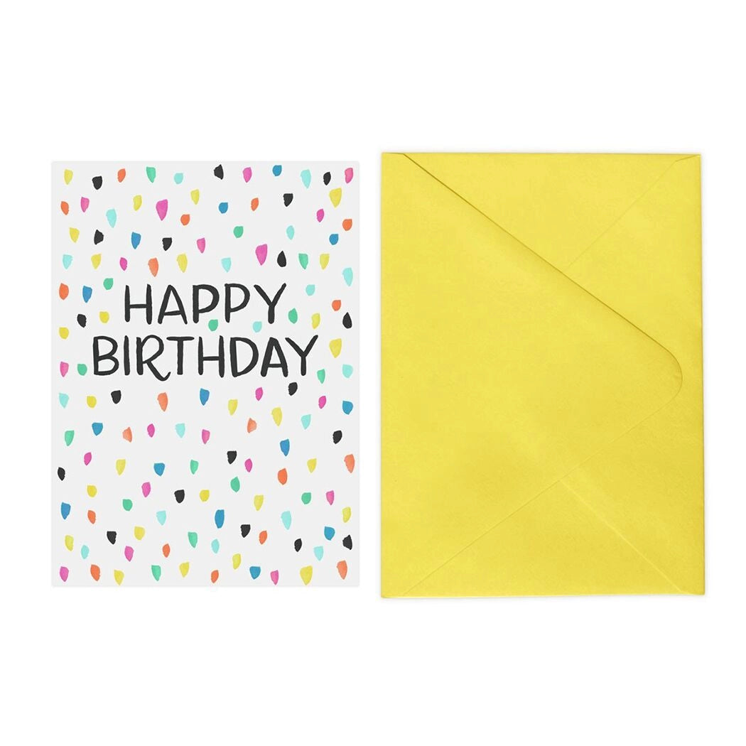 Confetti Big Birthday Card