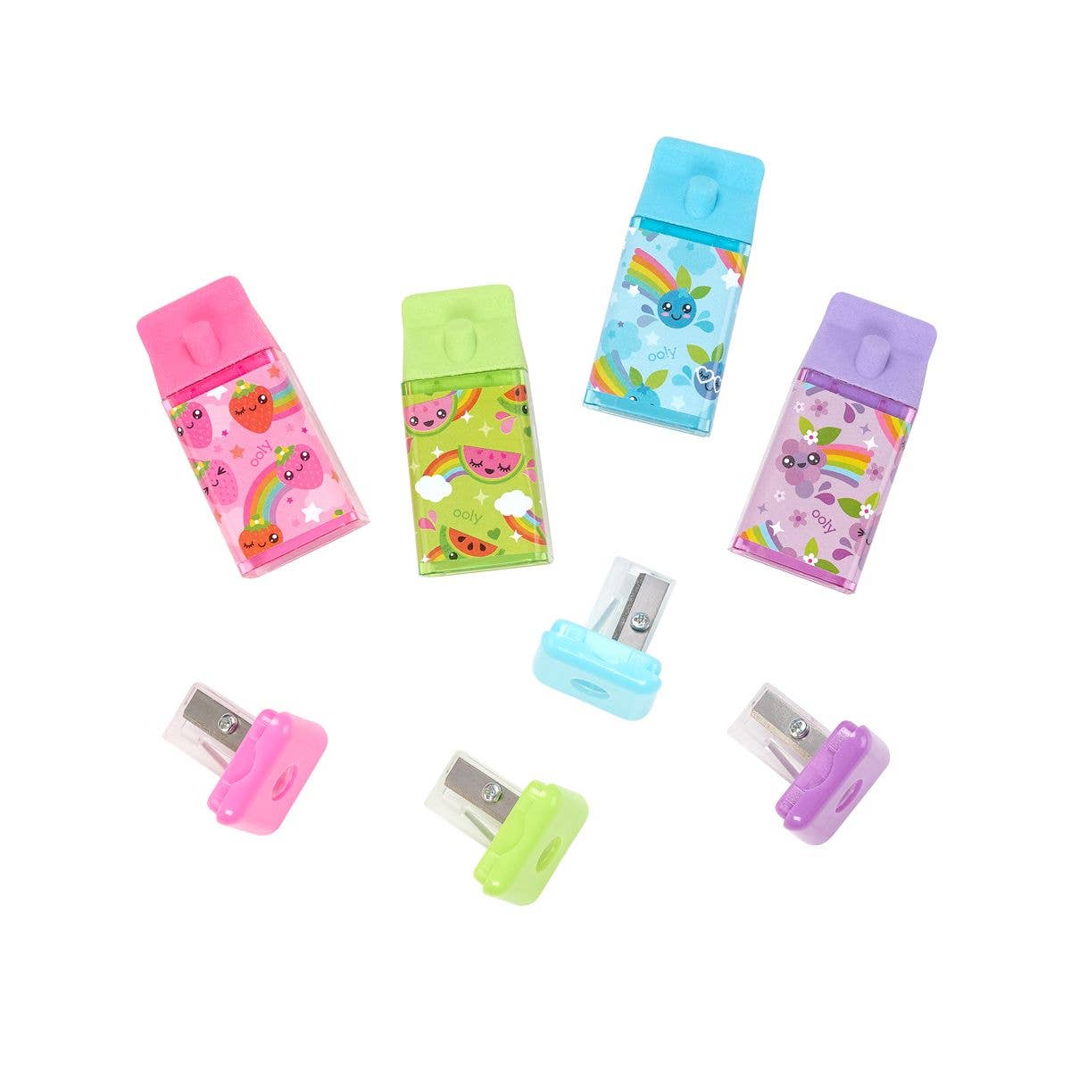 Scented Eraser with Sharpener - Juice Box Shaped School Supplies | OOLY
