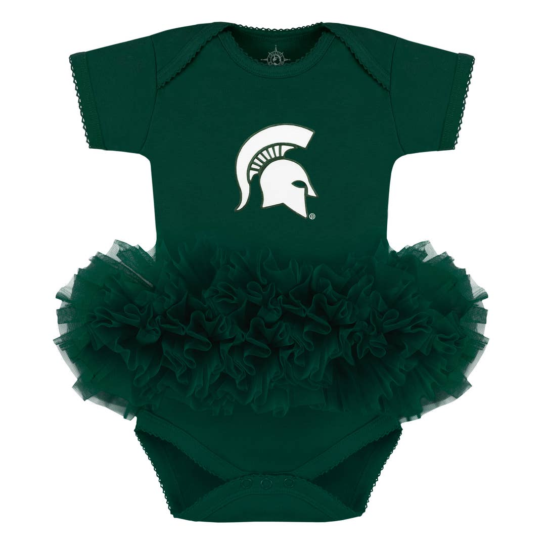 Michigan Spartan Infant Tutu Bodysuit