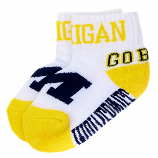 Michigan Wolverines Baby Socks