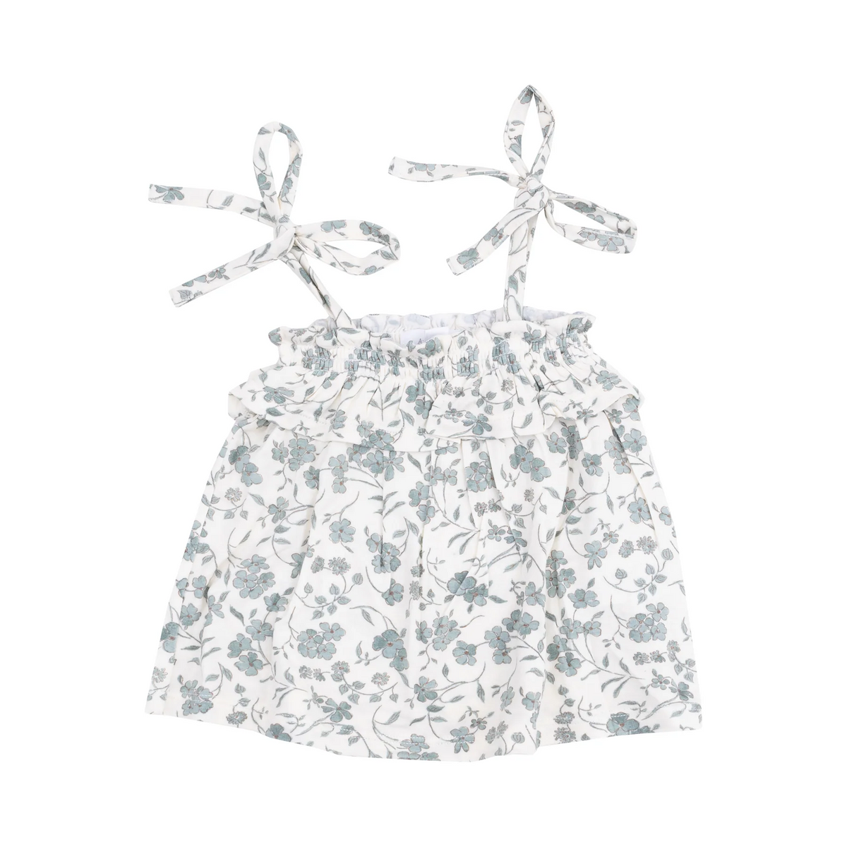 Baby's Breath Floral Ruffle Top and Bloomer Set