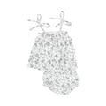 Baby's Breath Floral Ruffle Top and Bloomer Set