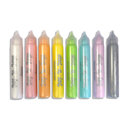 Dot-A-Lot: Dimensional Craft Paint - Pearlescent (Set of 8)