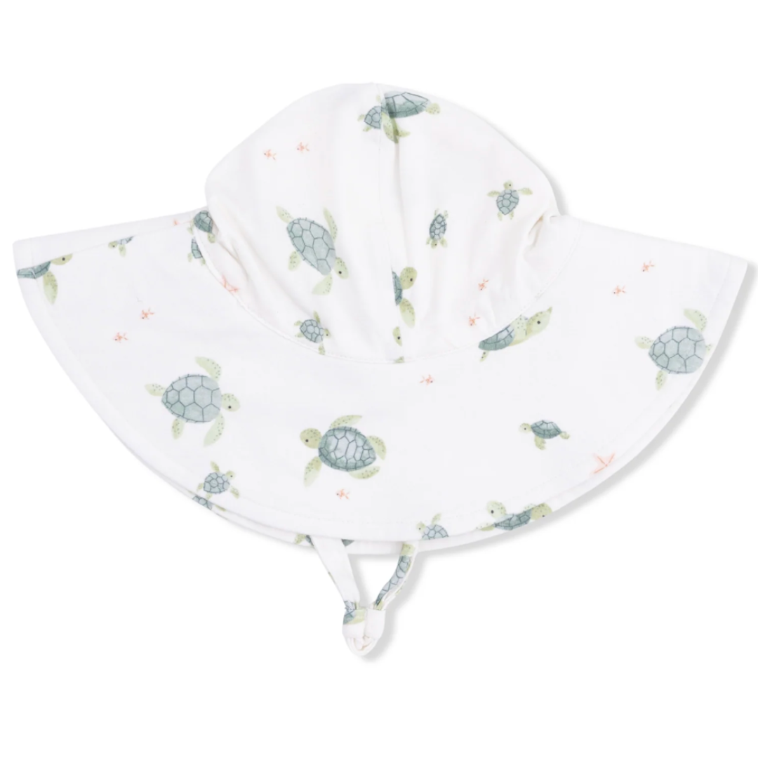 Sea Turtles Wide Brim Sun Hat