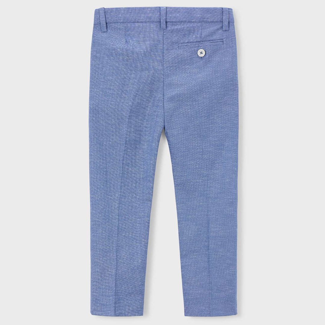 Indigo Blue Linen Pants