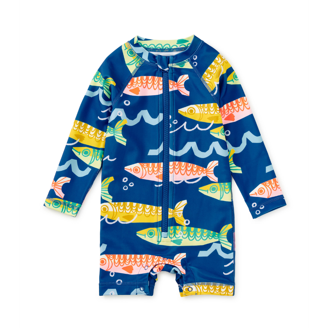 Sardinas del Mar Rash Guard Swimsuit