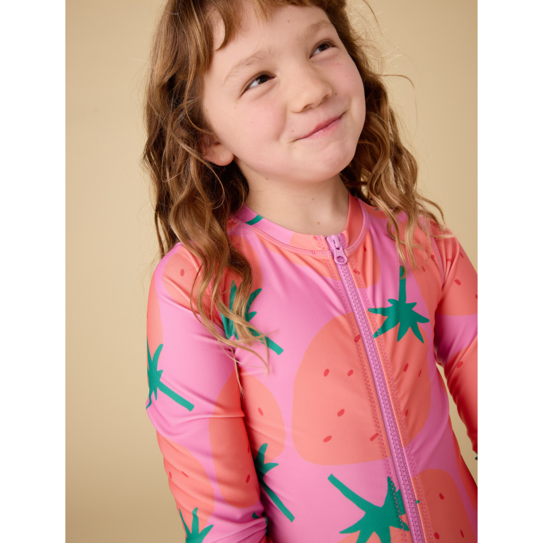 Fresas Favoritas Long Sleeve One-Piece