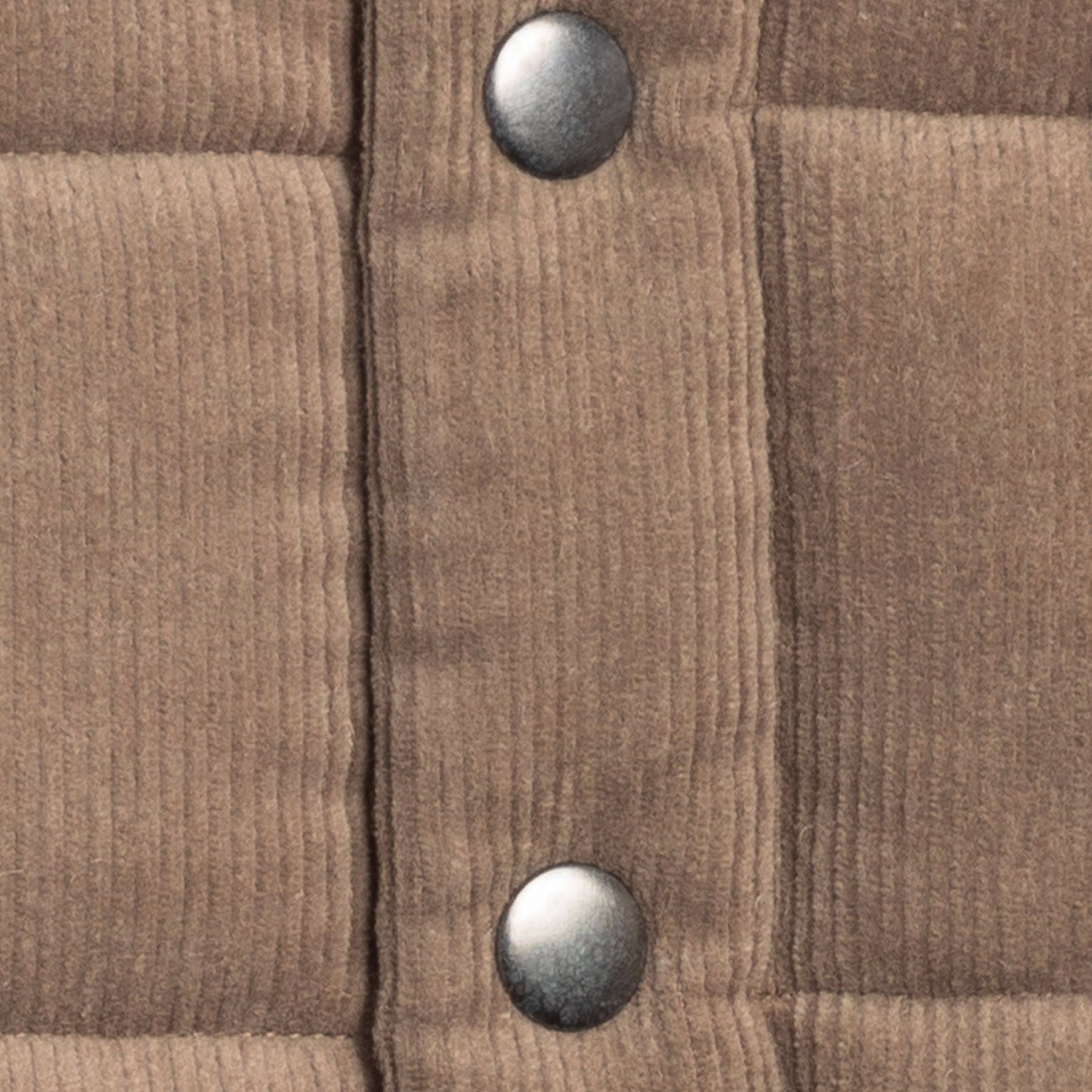 Idris Corduroy Snap Vest