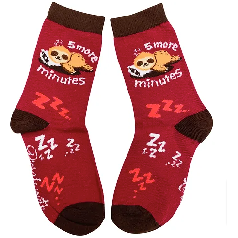 5 more minutes socks
