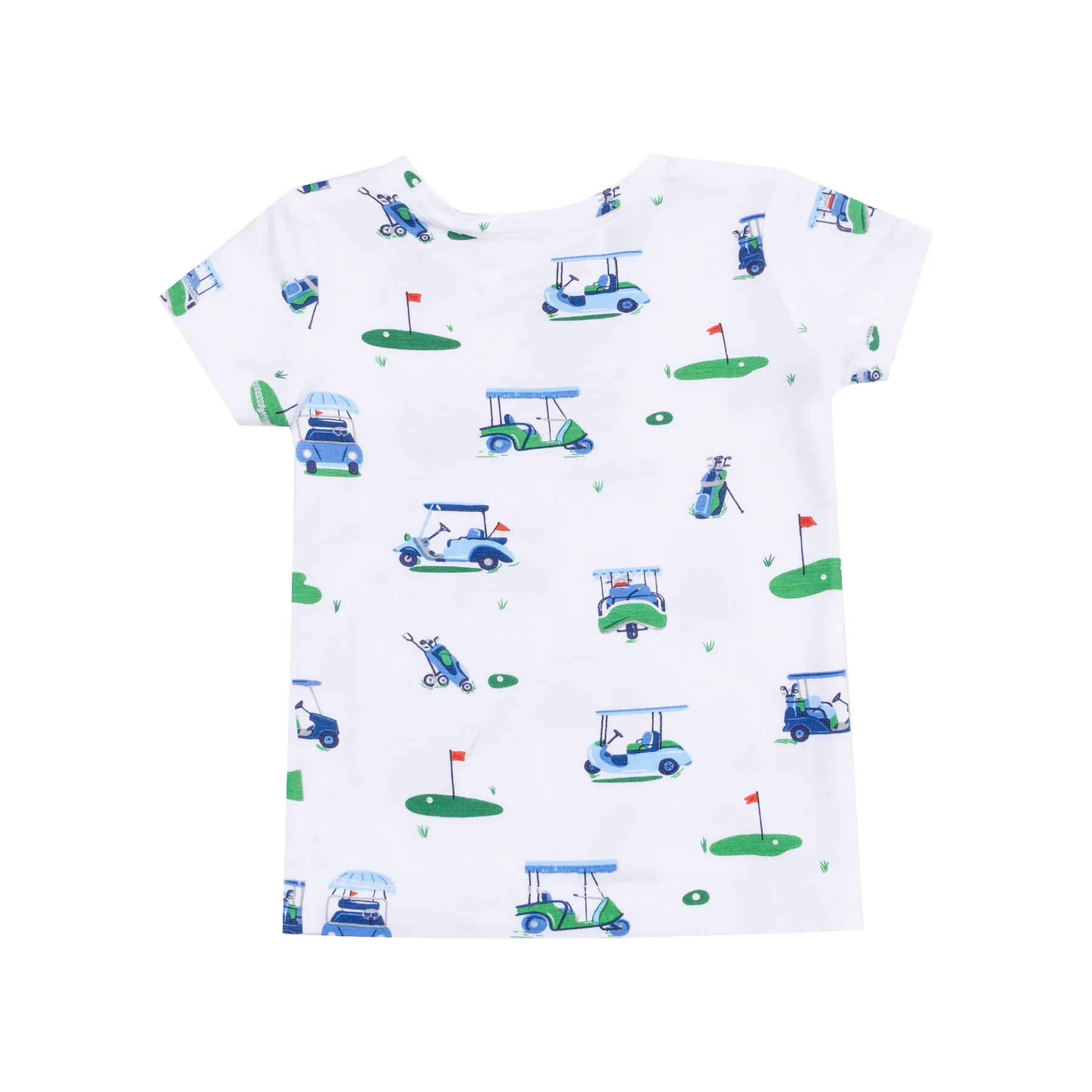 Blue Vintage Golf Carts Short Lounge Set