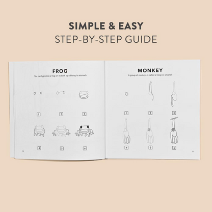 All The Animals: A How to Draw Art Book for Kids