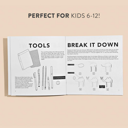 All The Animals: A How to Draw Art Book for Kids