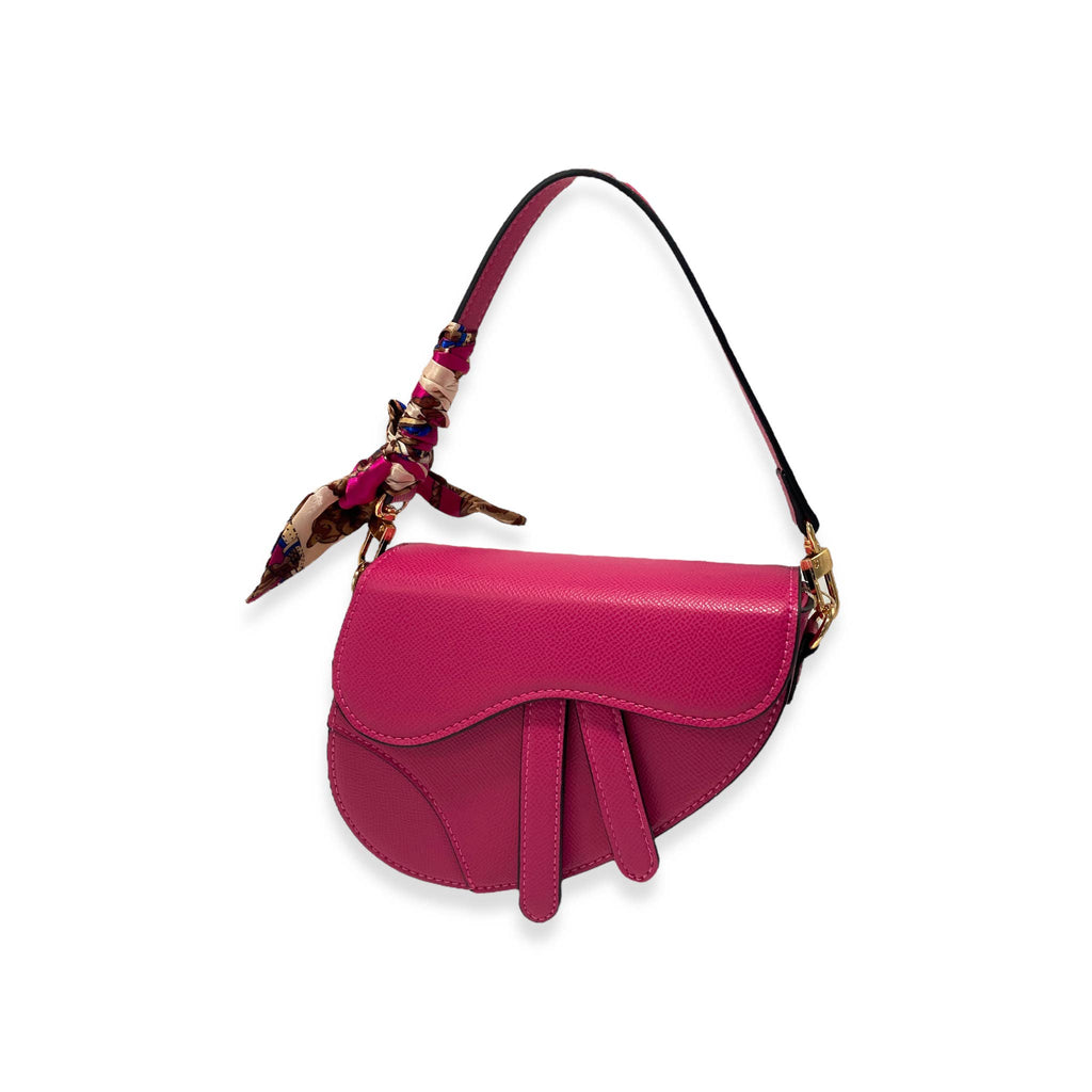 Large Saddle Purse w/ Scarf