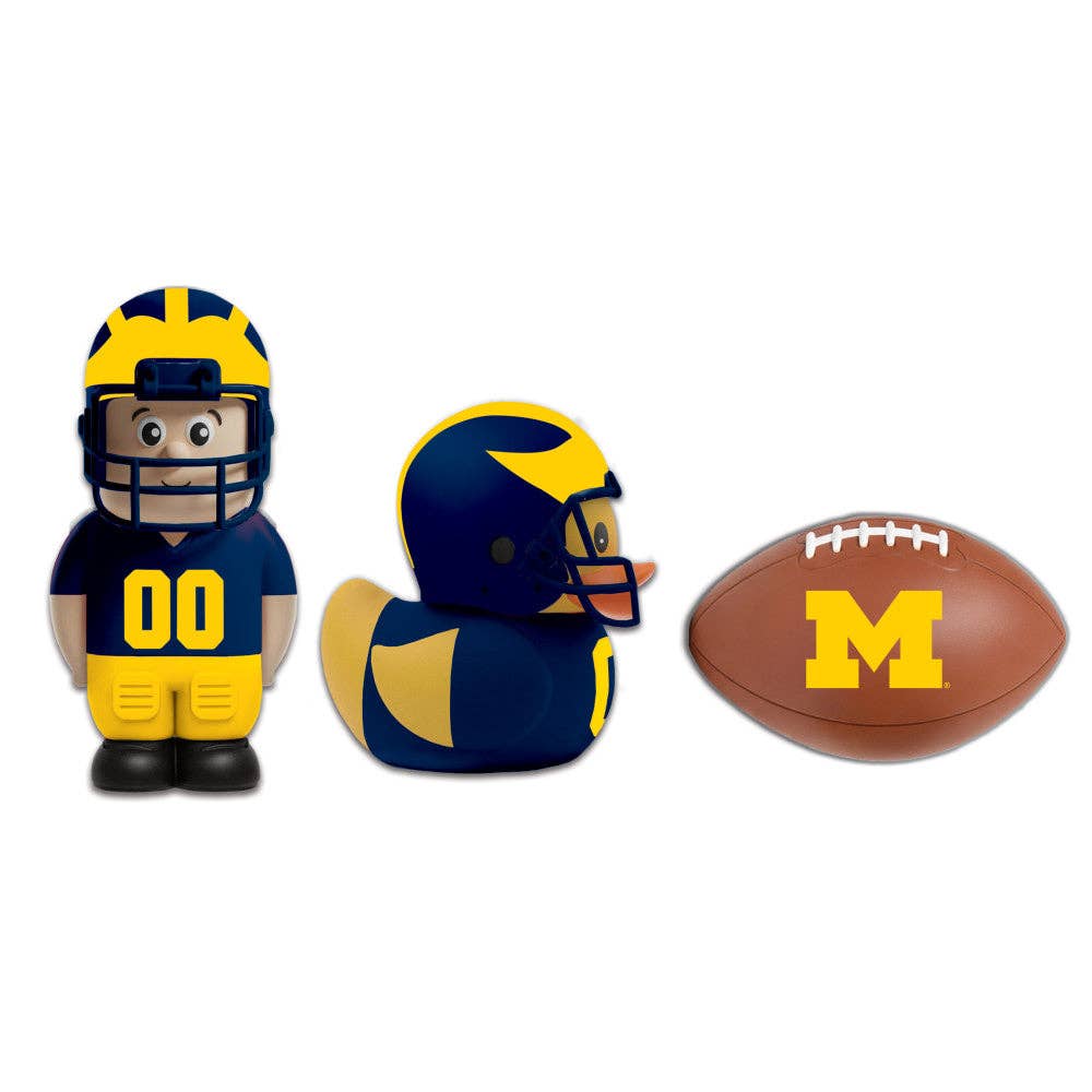 Bathletes Michigan Wolverines NCAA Bath Toys