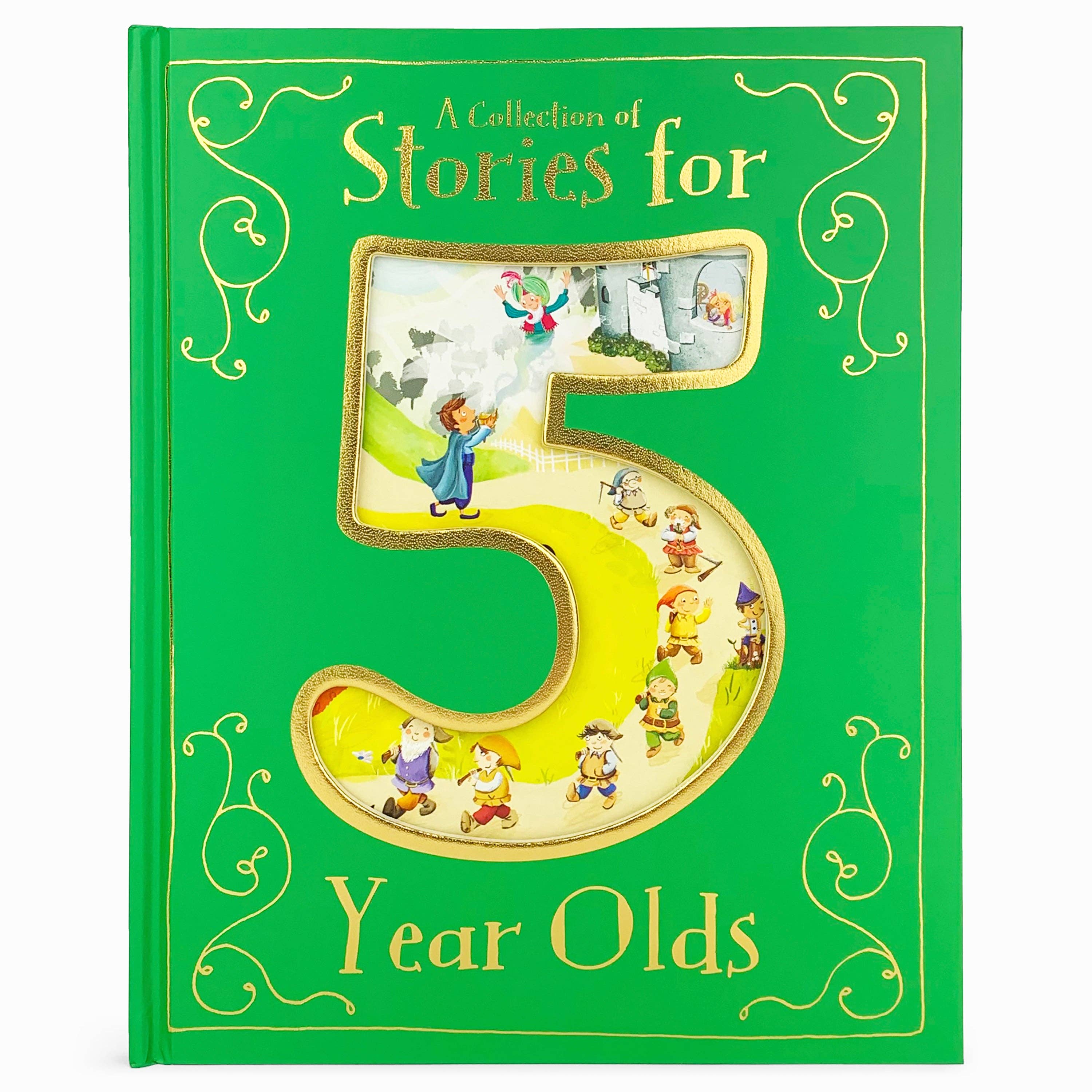 Gift for 5 Year Old: A Collection of Stories for 5 Year Olds Keepsake Book