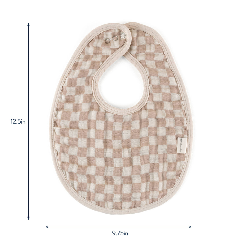 Triple-Layer Muslin Bibs (3-pk)