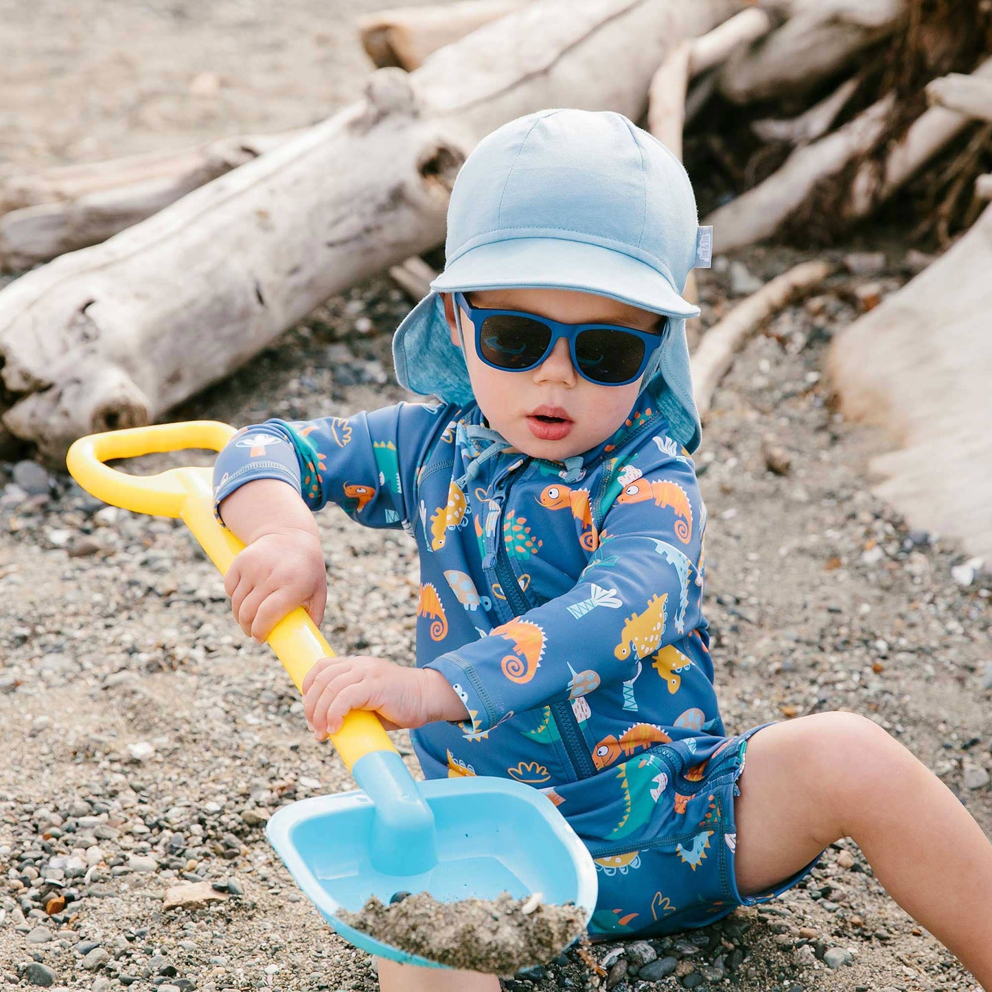 Stormy Blue | Sun Soft Baby Cap