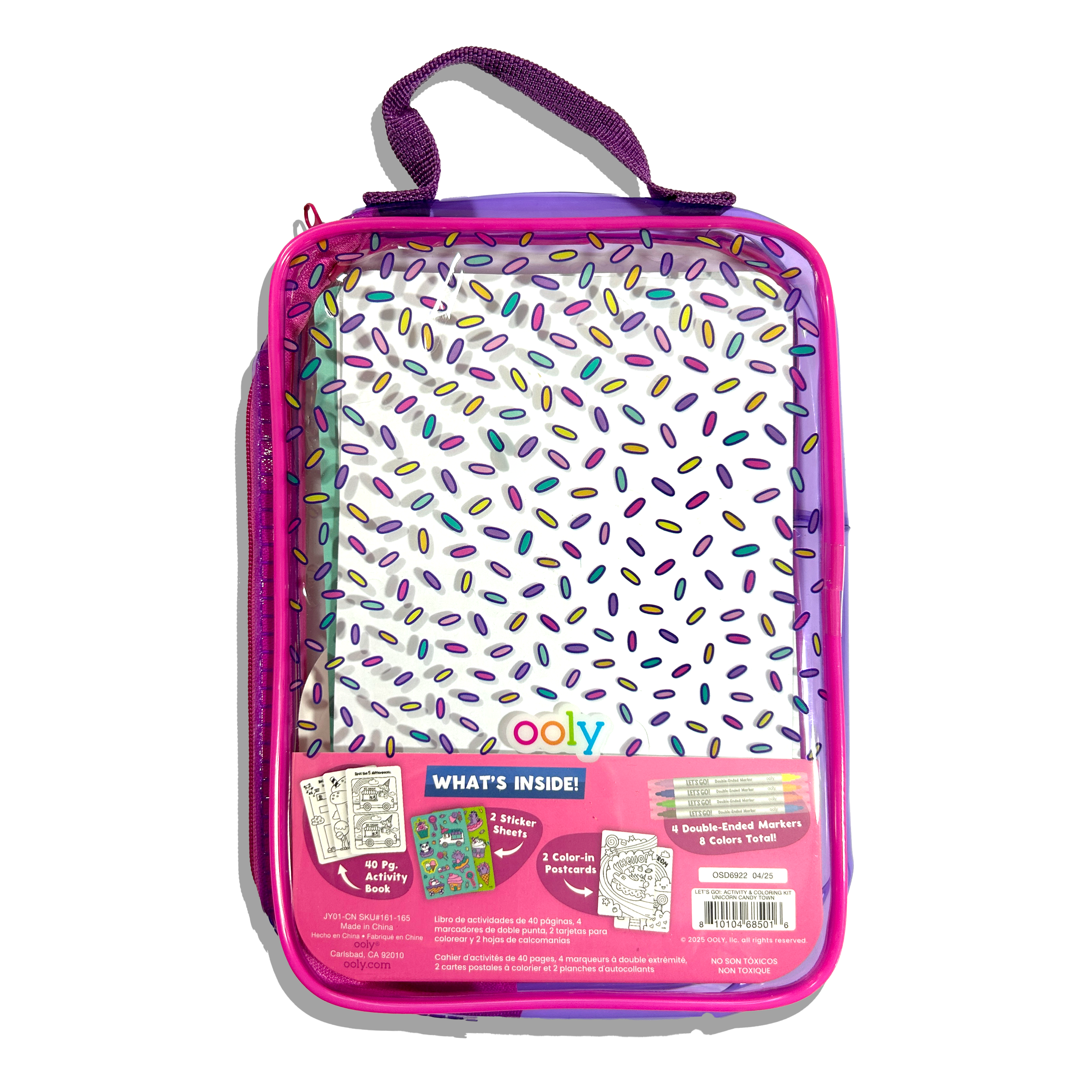 Let's Go!: Activity & Coloring Kit - Unicorn Candy Town