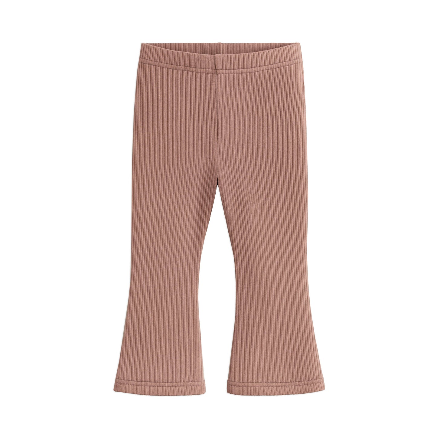 Mauve Nell Ribbed Flare Leggings