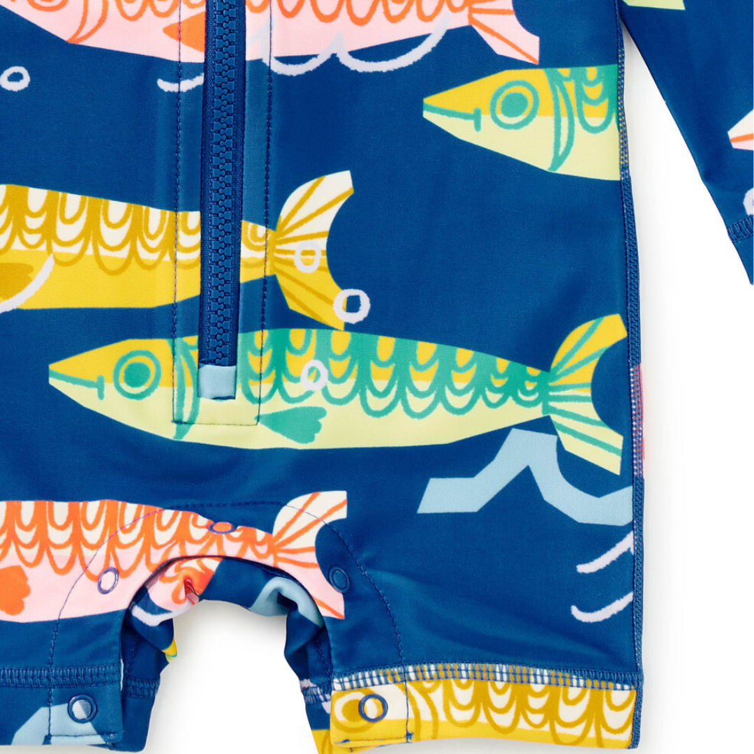 Sardinas del Mar Rash Guard Swimsuit