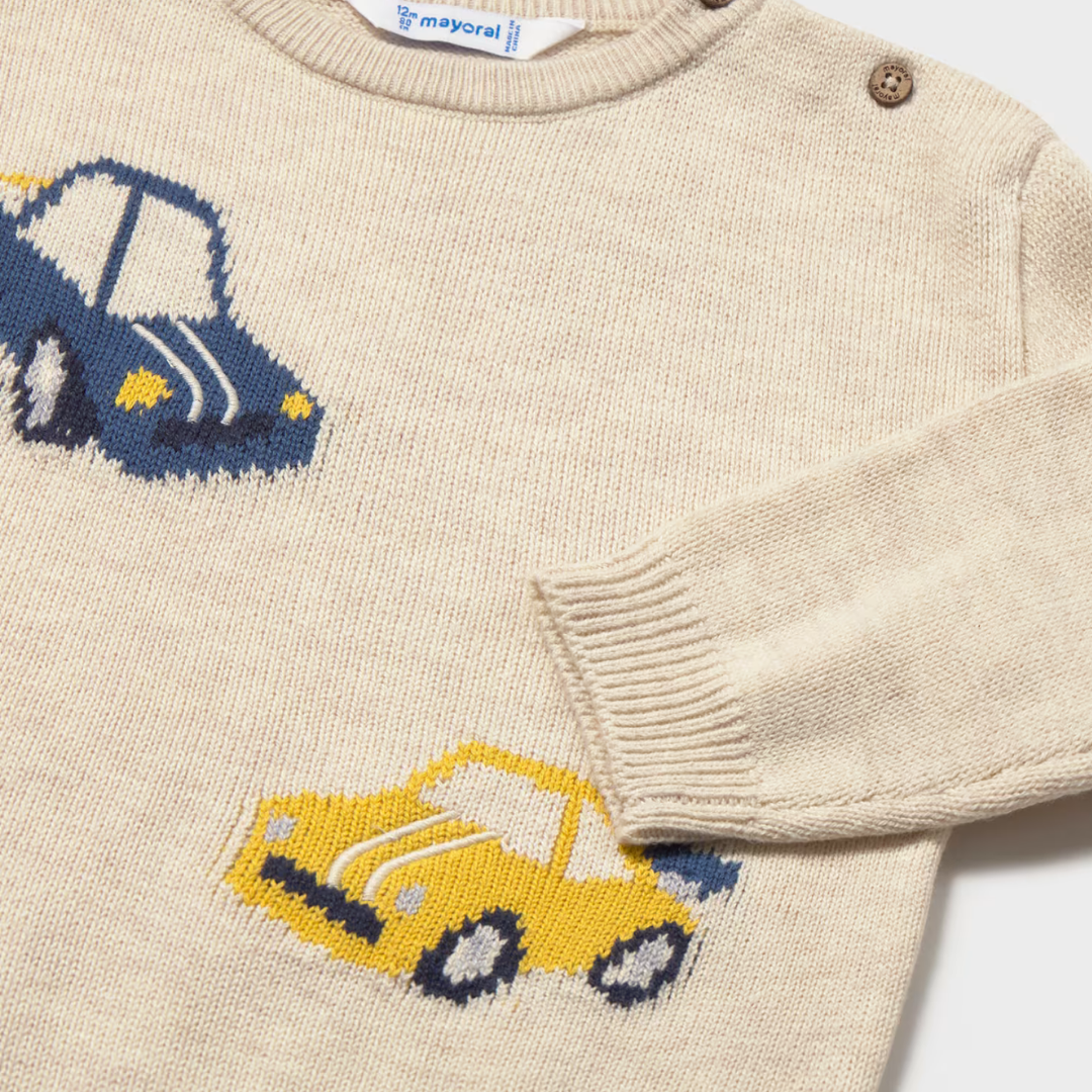 Stone Baby Intarsia Sweater