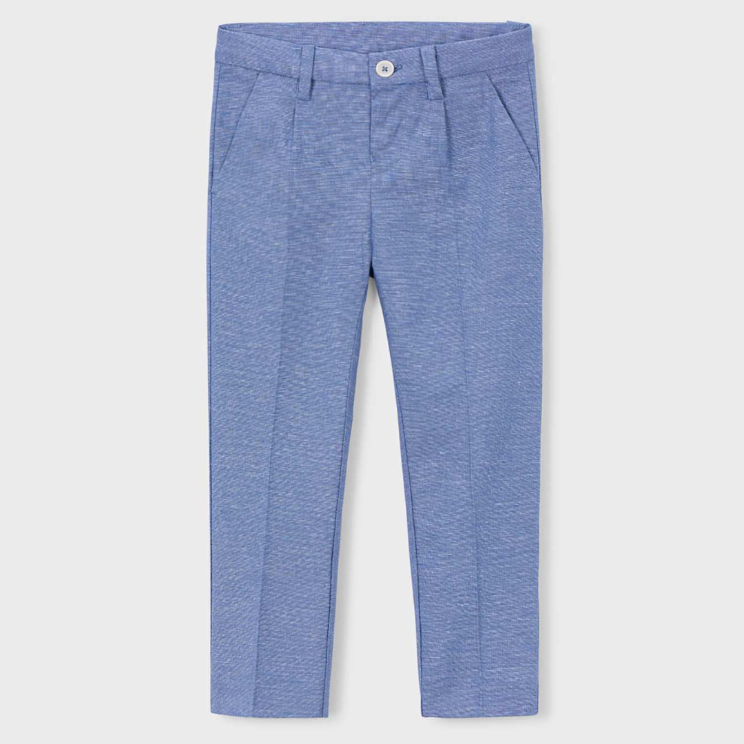 Indigo Blue Linen Pants