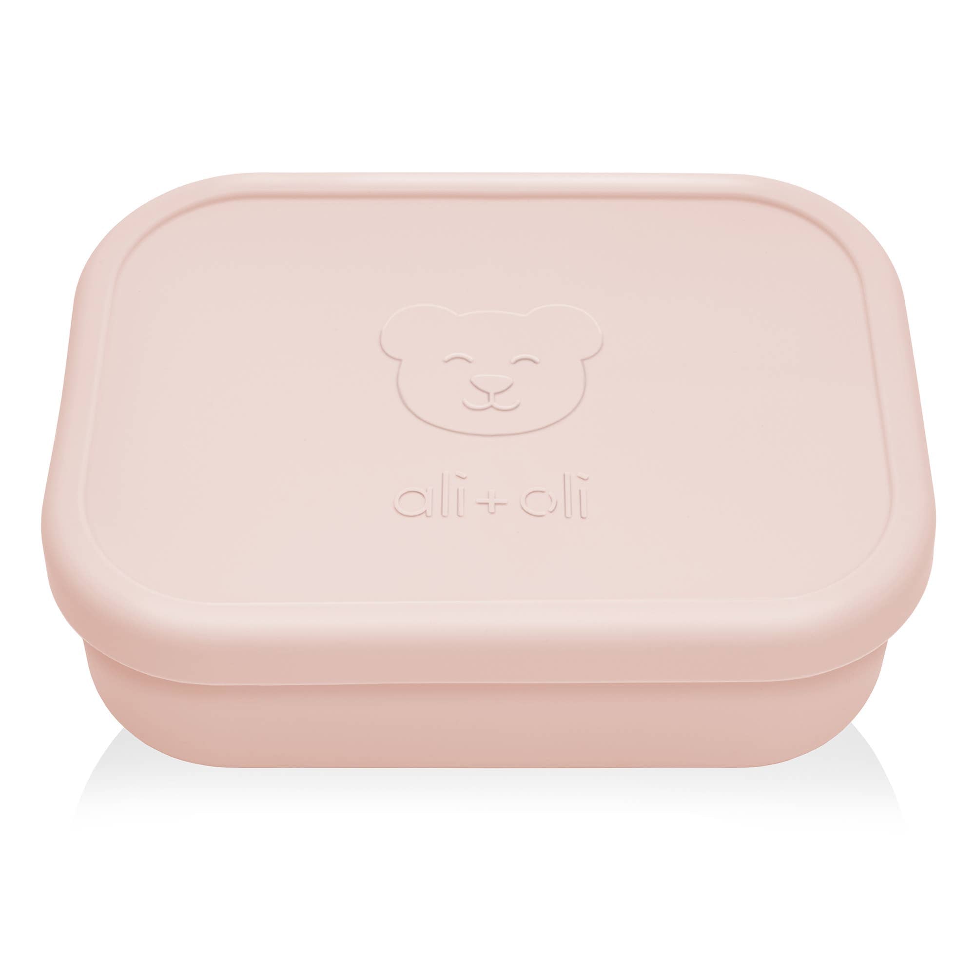 Ali+Oli Leakproof Silicone Bento Box (Blush) Back to School