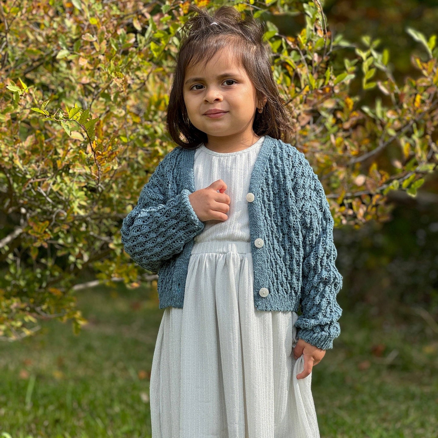 Margot Cardigan in Blue (Baby)