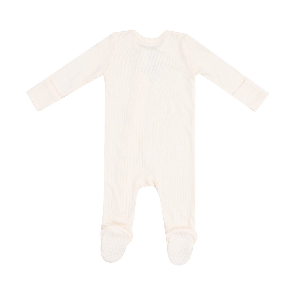 Solid Sugar Swizzle Zipper Footie