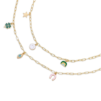 Enamel Treasure Necklaces