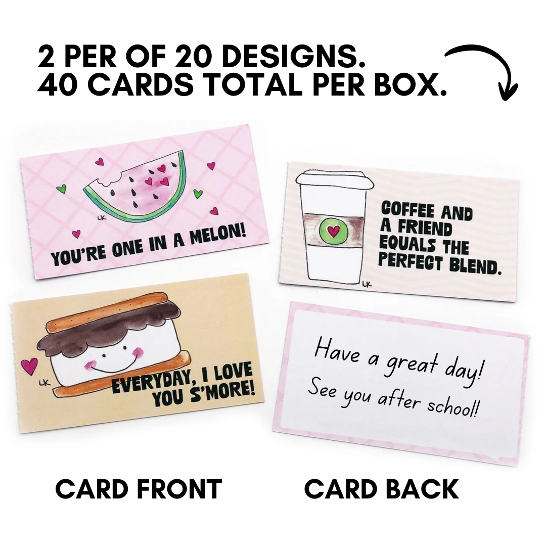 Sprinkle Kindness Affirmation Card Lunch Notes