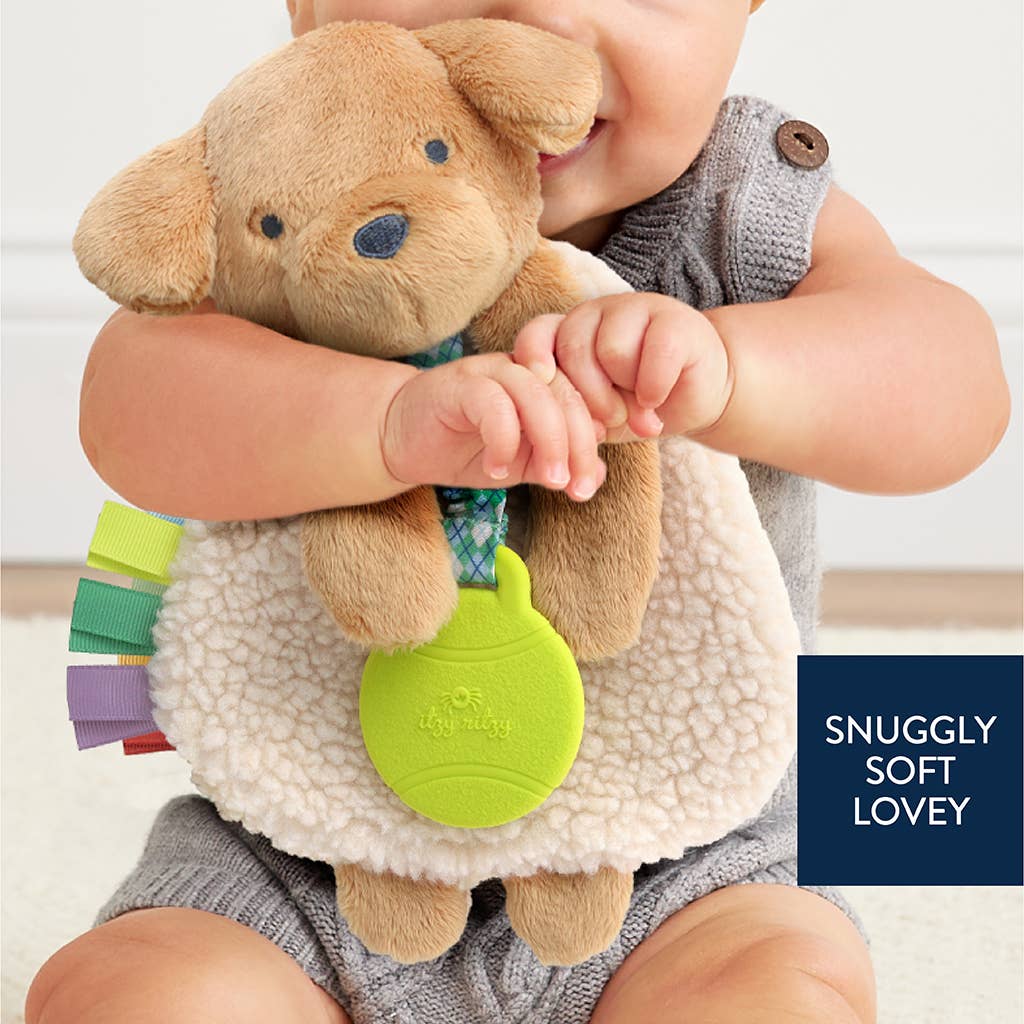 Puppy Itzy Lovey™ Plush and Teether Toy