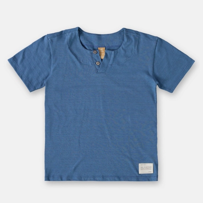 Iceland Blue Henley Top