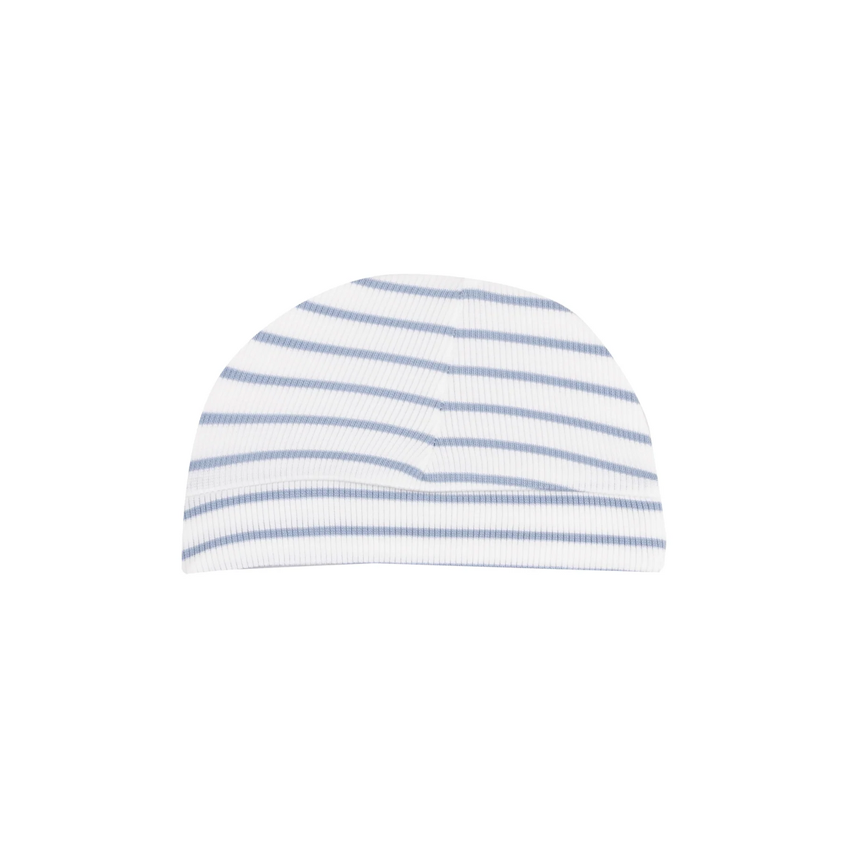 French Stripe Dusty Blue Beanie Hat