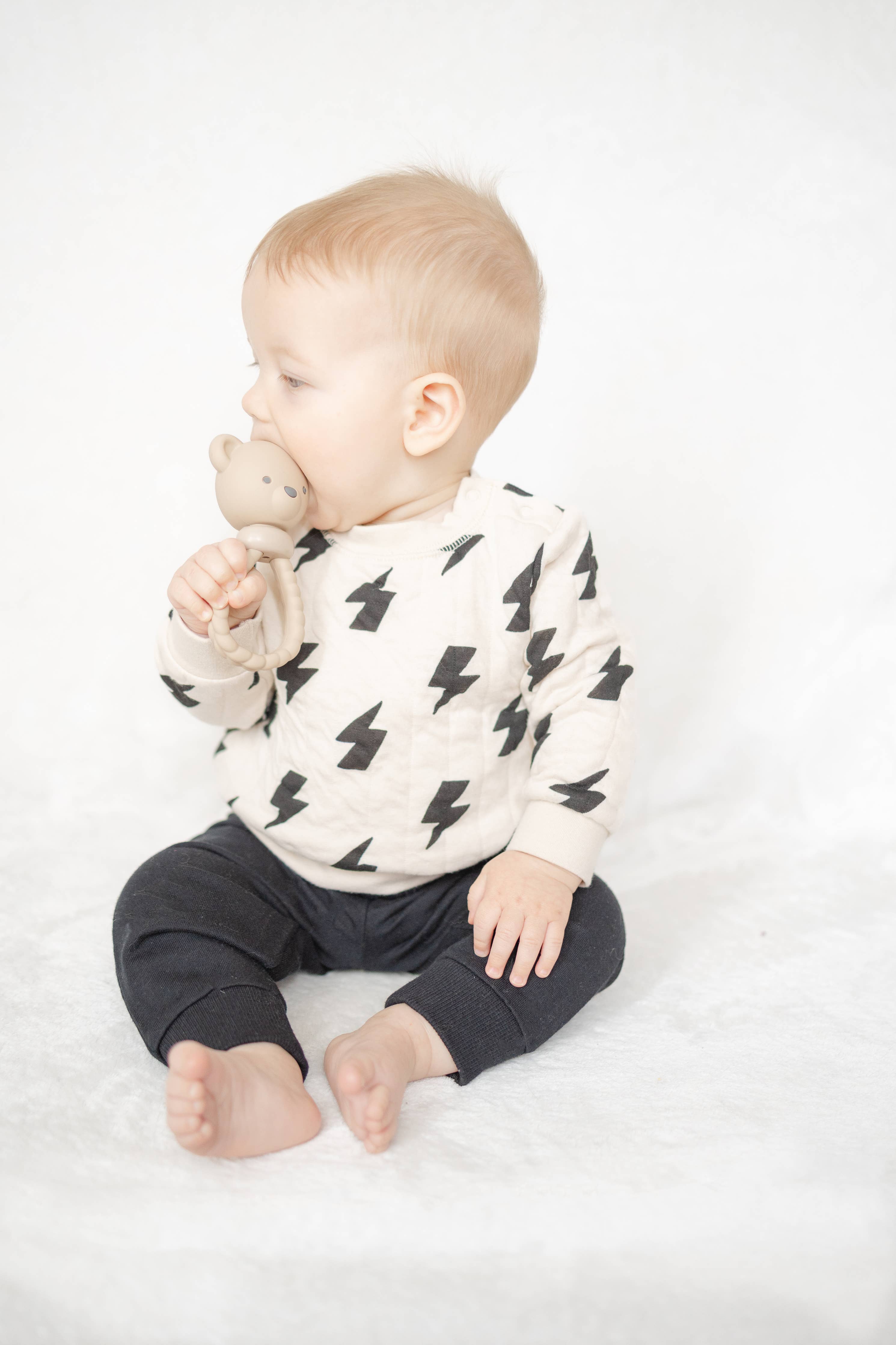 Baby Bear Teething Rattle