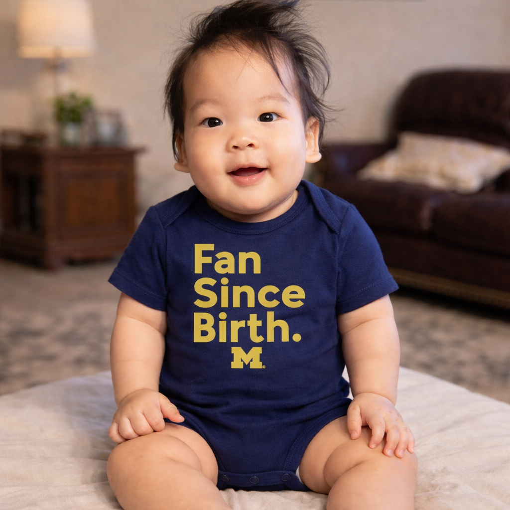Michigan Fan Since Birth Onesie