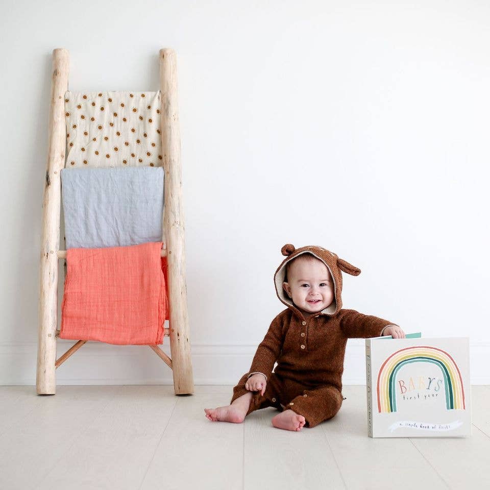 Gift for Newborn: Little Rainbow Baby Memory Book | First Year Keepsake