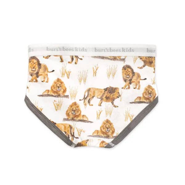 Boys' Happy Herbivores & Lions Underwear (Set of 5)