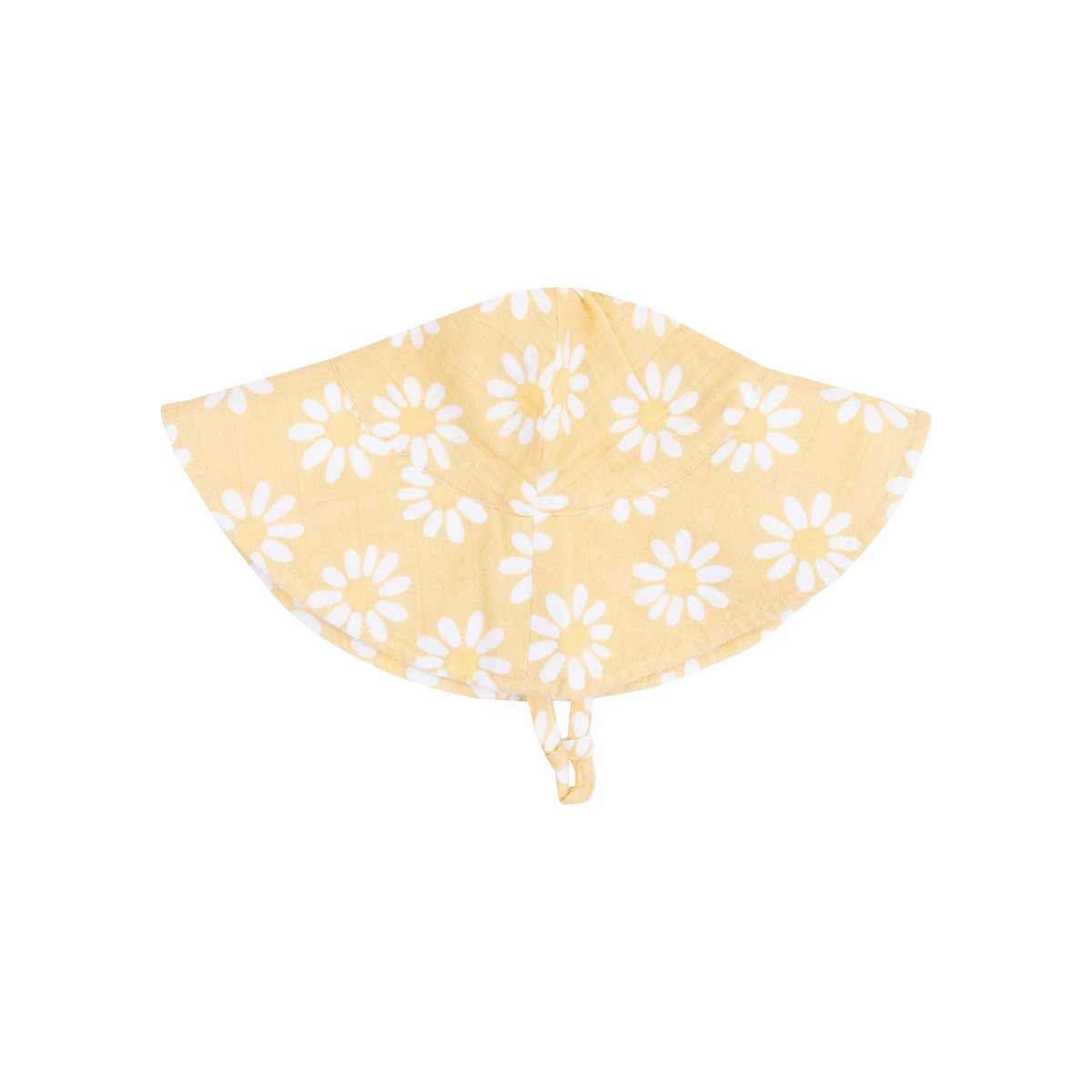 Yellow Mod Daisy Wide  Brim Sunhat